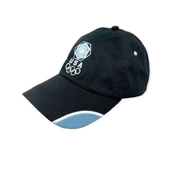USA Olympic Corp Logo Wear Adjustable Hat Cap Hook and Loop Closure OSFM - Picture 1 of 9